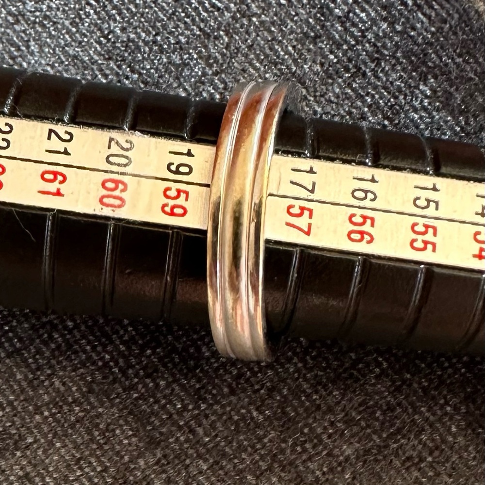 Men’s ring 14 K white gold